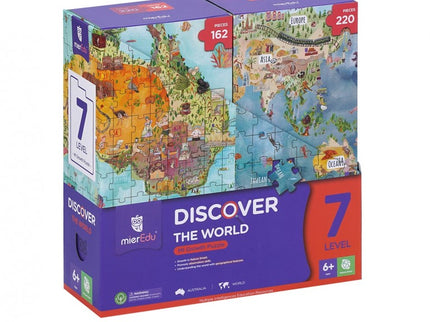 PUZLE CRECE CONMINGO DESCUBRIMOS EL MUNDO ME647 MIEREDU