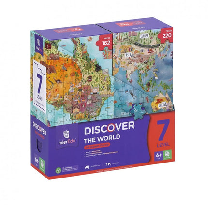 PUZLE CRECE CONMINGO DESCUBRIMOS EL MUNDO ME647 MIEREDU