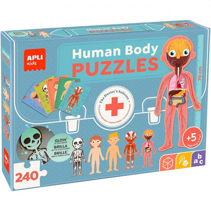 PUZLE CUERPO HUMANO 240 PIEZAS R.19438 APLI