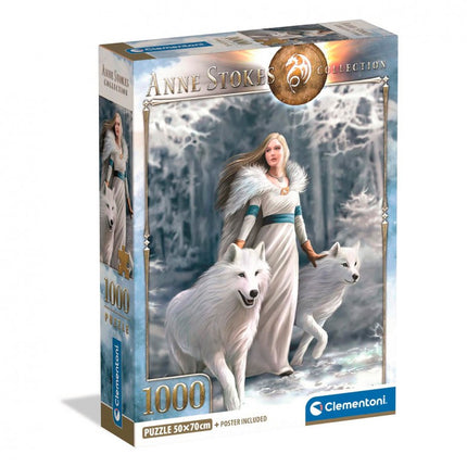 PUZZLE 1000 ANNE STOKES WINTER GUARDIANS 39957