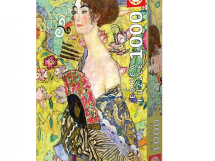 PUZZLE 1000 DAMA CON ABANICO GUSTAV KLIMT 19932 EDUCA