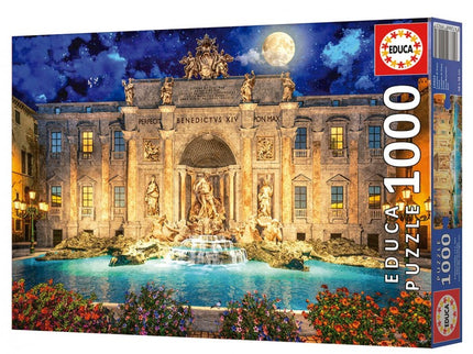 PUZZLE 1000 FONTANA DI TREVI ROMA 19923 EDUCA