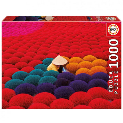 PUZZLE 1000 PIEZAS ALDEA DEL INCIENSO VIETNAM 20282 EDUCA
