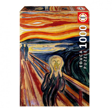 PUZZLE 1000 PIEZAS EL GRITO EDVARD MUNCH 20308 EDUCA