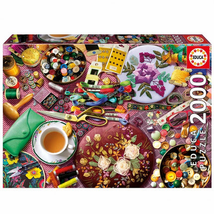 PUZZLE 2000 PIEZAS LA MESA DE COSTURA 20263 EDUCA