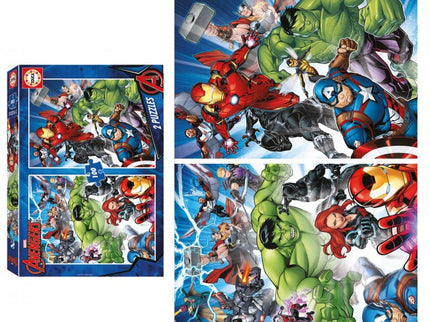 PUZZLE 2x100 AVENGERS 19679 EDUCA