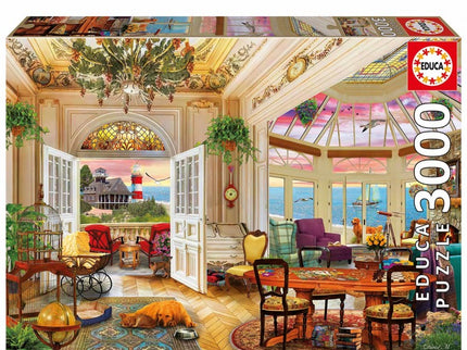 PUZZLE 3000 PIEZAS VIDA EN LA COSTA 20332 EDUCA