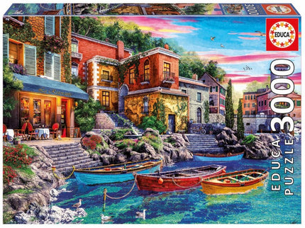 PUZZLE 3000 PUESTA DE SOL EN COMO 19052 EDUCA