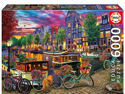 PUZZLE 6000 PIEZAS BICICLETAS EN AMSTERDAM 20330 EDUCA