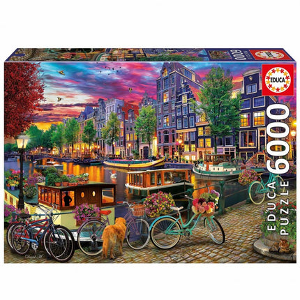PUZZLE 6000 PIEZAS BICICLETAS EN AMSTERDAM 20330 EDUCA