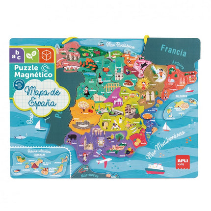 PUZZLE MAGNÉTICO MAPA DE ESPAÑA 18893 APLI