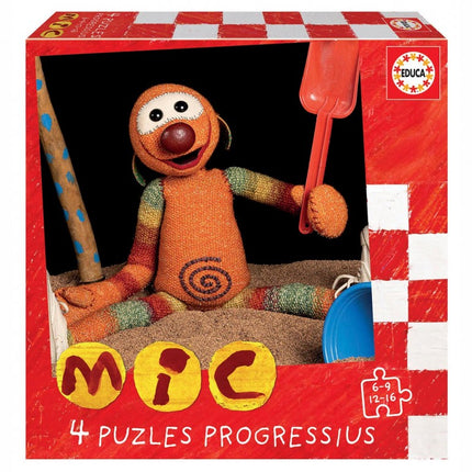 PUZZLES PROGRESIVOS 6-9-12-16 MIC 19104 EDUCA
