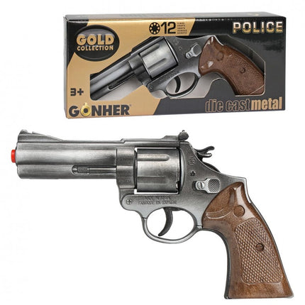REVOLVER POLICIA 12 TIROS - NEGRO 127/7 GONHER