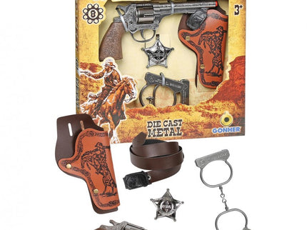 REVOLVER WILD WEST SET 8 TIROS 157/0 GONHER