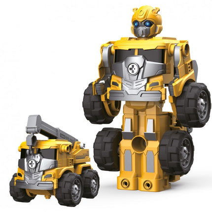 ROBOT ARMABLE AMARILLO 3EN1 27 PZAST01027