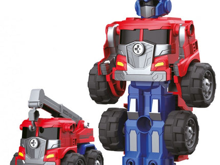 ROBOT ARMABLE ROJO 3EN1 27 PZAS T01026