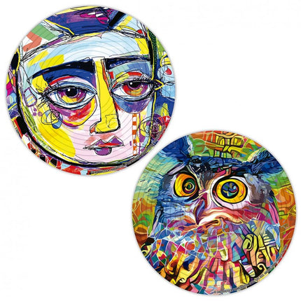 ROUND 3D PUZZLE ABSTRACT 19709 BORRAS