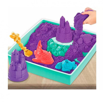 SANDBOX SET MORADO KINETIC SAND 6067477 SPIN MASTER