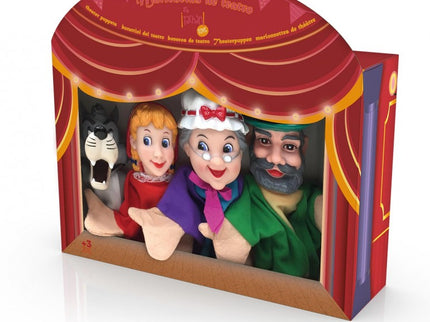 SET DE 4 MARIONETAS CAPERUCITA ROJA TACHAN