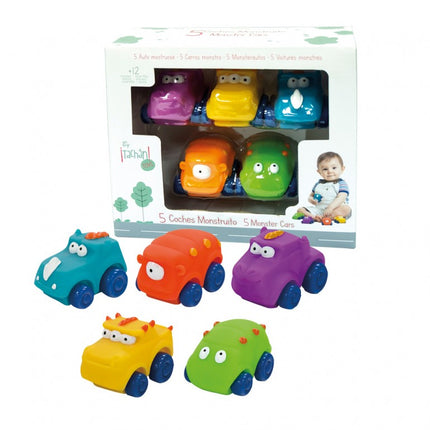 SET DE 5 COCHES MINI MONSTRUOS TACHAN