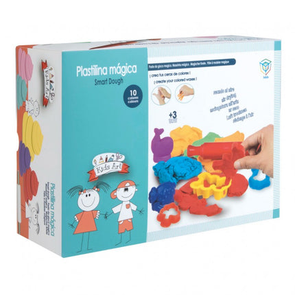SET DE PLASTILINA PARA CREAR CERAS DE COLORES