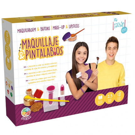SET EXPERIMENTOS MAQUILLAJE Y PINTALABIOS TACHAN