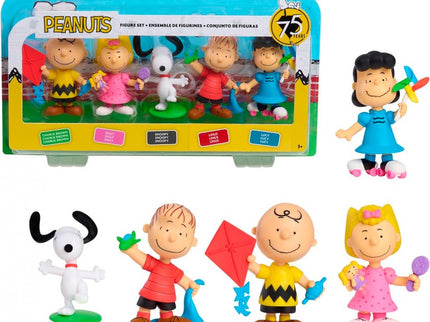 SET FIGURAS PEANUTS SNOOPY 45070 JUST PLAY