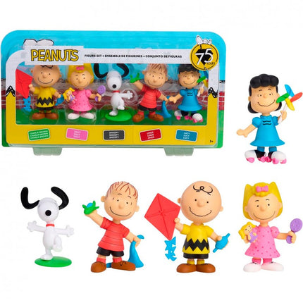 SET FIGURAS PEANUTS SNOOPY 45070 JUST PLAY