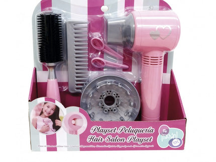 SET PELUQUERIA SECADOR Y PEINES T01072 TACHAN
