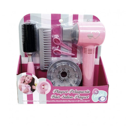 SET PELUQUERIA SECADOR Y PEINES T01072 TACHAN
