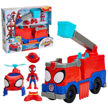 SPIDEY RESCUEWEBS CAMIÓN DE BOMBEROS G1992 HASBRO