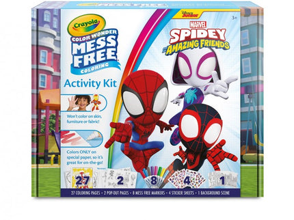 SUPER SET COLOR WONDER SPIDEY 75-7193 CRAYOLA