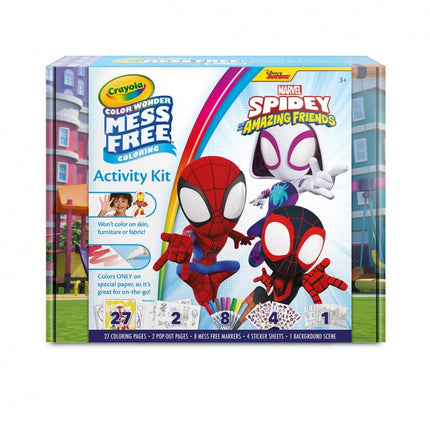 SUPER SET COLOR WONDER SPIDEY 75-7193 CRAYOLA