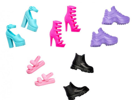 SURTIDO PACK 5 ZAPATOS BARBIE HWV71 MATTEL