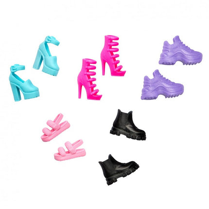 SURTIDO PACK 5 ZAPATOS BARBIE HWV71 MATTEL