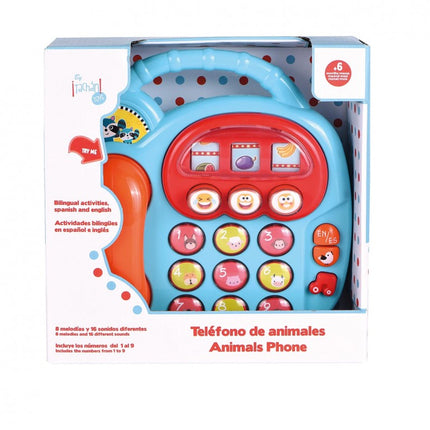 TELEFONO BILINGUE ANIMALES Y NUMEROS LS9991 TACHAN