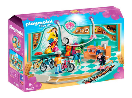 TIENDA DE SKATE Y BICICLETA PLAYMOBIL 9402