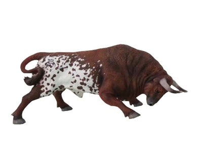 TORO BRAVO SALINERO EMBISTIENDO