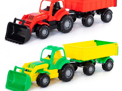 TRACTOR CON PALA Y REMOLQUE WADER 44556