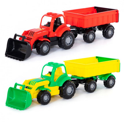 TRACTOR CON PALA Y REMOLQUE WADER 44556