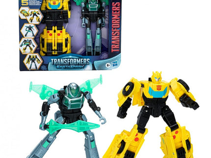 TRANS EARTHSPARK CYBER-COMBINER TERRAN Y MO F8439 HASBRO