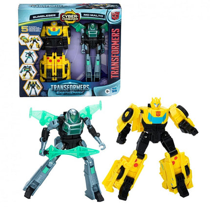 TRANS EARTHSPARK CYBER-COMBINER TERRAN Y MO F8439 HASBRO