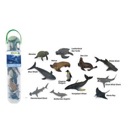 TUBO MINI ANIMALES MARINOS 1 COLLECTA - A1107-C