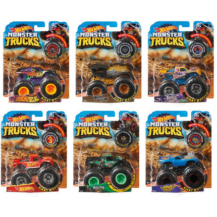 VEHÍCULO BÁSICO MONSTER TRUCK 1:64 FYJ44 HOT WHEELS