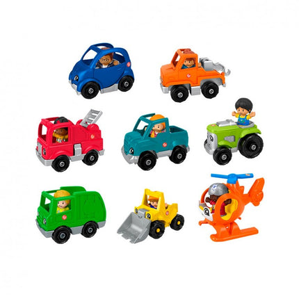 VEHÍCULO CON PERSONAJE LITTLE PEOPLE HPX84 FISHER PRICE