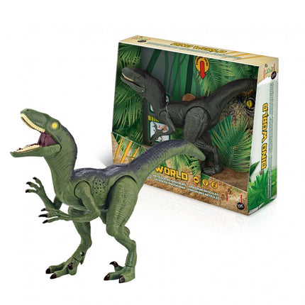 VELOCIRAPTOR ARTICULADO CON LUCES Y SONIDO TACHAN