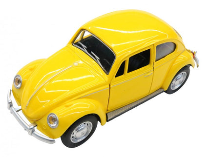 VW CLASSICAL BEETLE 1967 1:28 PULLBACK AMARILLO D00375
