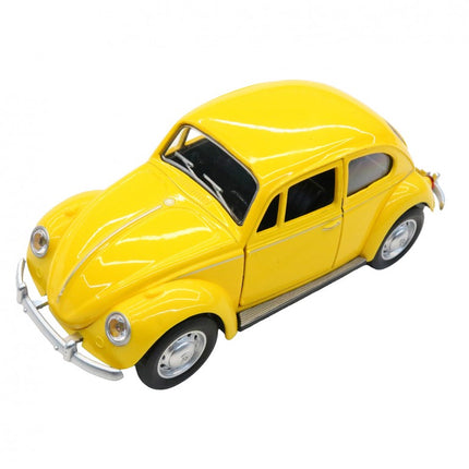 VW CLASSICAL BEETLE 1967 1:28 PULLBACK AMARILLO D00375