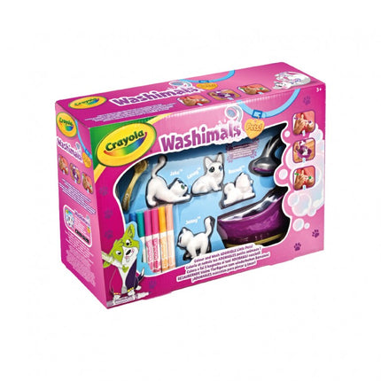 WASHIMALS NUEVA BAÑERA Y 4 MASCOTAS 74-7453 CRAYOLA