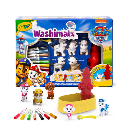 WASHIMALS SET 5 MASCOTAS PATRULLA CANINA 74-0291 CRAYOLA